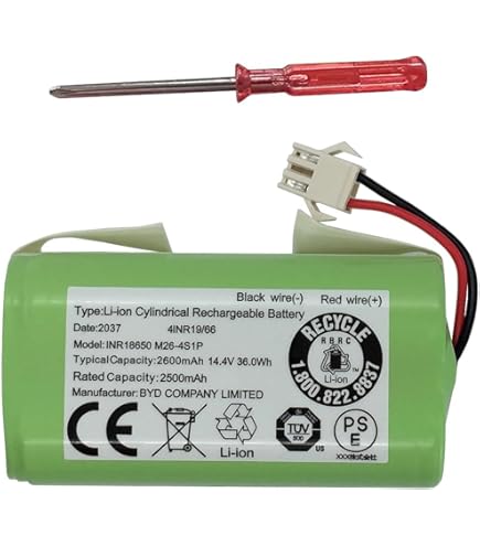 Replacement Lithium Battery For Roidmi NEX NEXS Plus NEX2 X20 Vacuums - 2500mAh 28.8V Original Spec