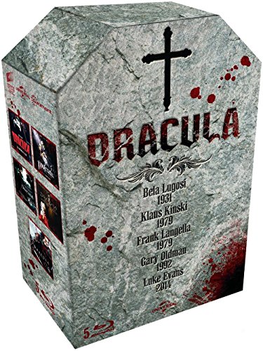 Dracula : Bela Lugosi 1931 + Klaus Kinski 1979 + Frank Langela 1979 + Gary Oldman 1992 + Luke Evans 2014 - Pack - Blu-Ray