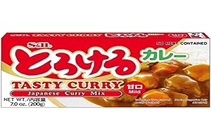 S&B Torokeru Curry Sauce Mix Mild, Japanese Curry Sauce, 200 Gram