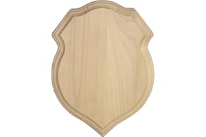 Walnut Hollow Basswood Shield Plaque, 9" x 12"