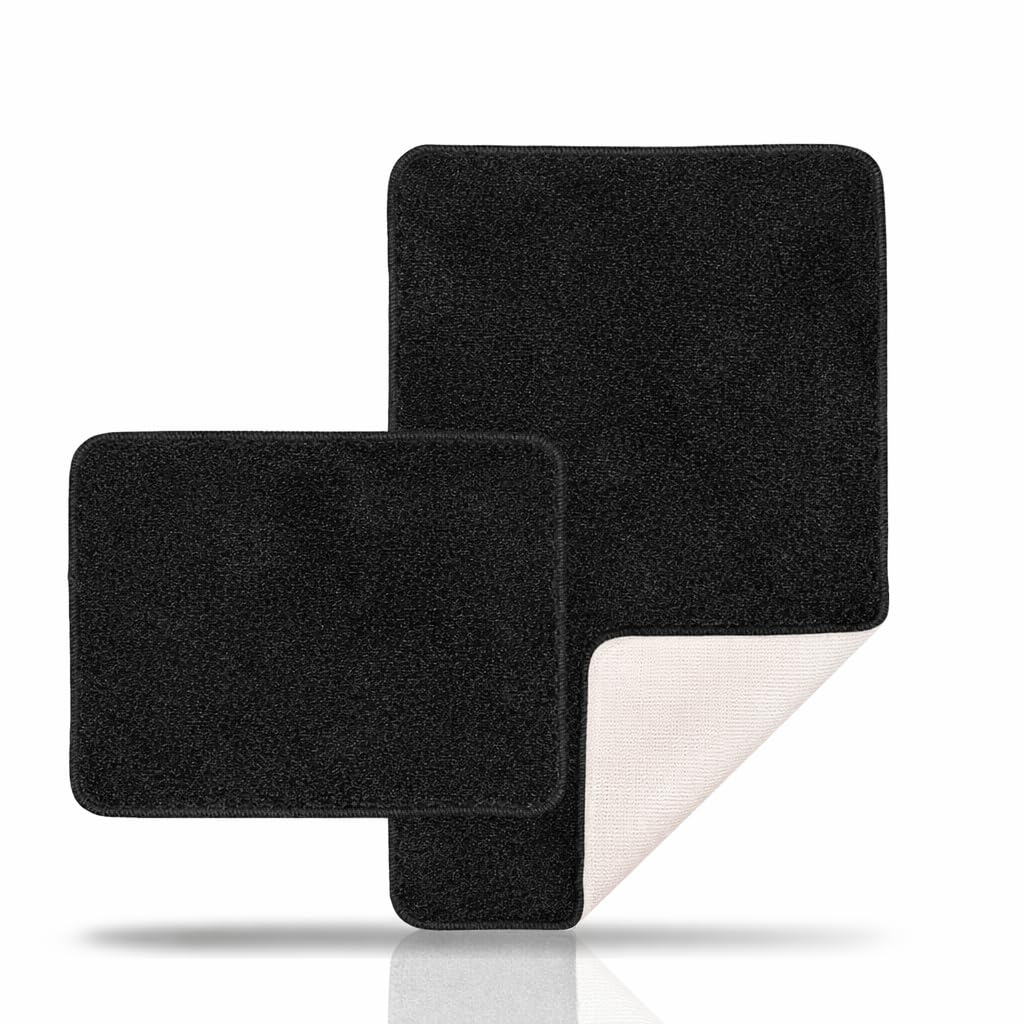 Sentidos Bath rug bath mat bathroom carpet bath rug water absorbent bath mat bathroom mat for toilet shower bath mat 2 piece set 50 x 80 cm and 40 x 50 cm black