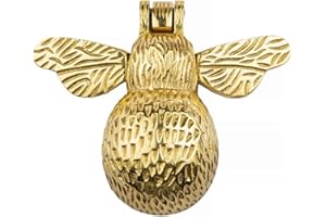 B&M - Solid Brass Bumble Bee Door Knocker Polished Brass Supplied with Matching Fixing Screws