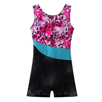 Girls Gymnastics Leotards - Long Sleeve Sparkle Unitards For Dance & Tumbling