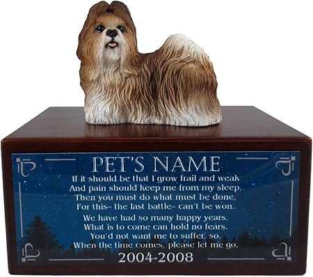 shih tzu urn