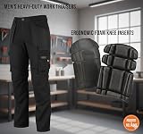 WrightFits Knee Pad Inserts for Work Pants - Lightweight Foam, Non-Slip Fit for view 5