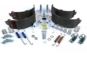 RUKSE Brake Master Drum Shoe Replacement Kit fits Cherokee XJ, Wrangler TJ and YJ 1990-2000 9"x2 1/2" Drums Sizes