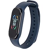 Sports Smart Wristband,IP67 Waterproof Smart Bracelet with Step Counter,Heart Rate Monitor Sleep Monitor APP Message,Accurate