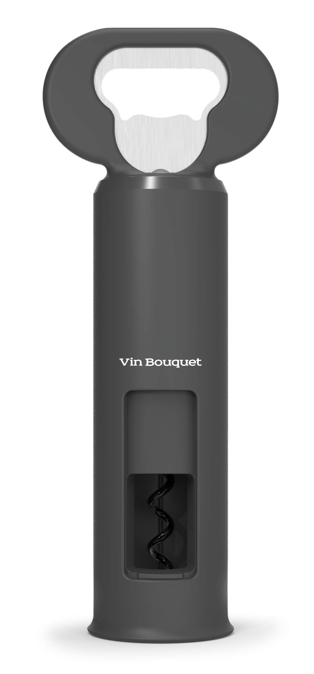 Vin Bouquet FID 680-3 in 1 Opener in Black. Can Opener, Bottle Opener, Corkscrew