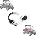Chikia Ignition Key Switch 4 Wires（on The Dash） Replacement for Hisun UTV 400 500 700 800 Massimo MSU500 700,Axis 500 700,Coleman UT400,Bennche,Cub Cadet