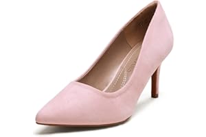 DREAM PAIRS Women's High Stiletto Heels Closed Pointed Toe Dress Pumps Shoes for Wedding Work Office Business, 3 Inches