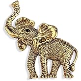 Kokoma Vintage Elephant Brooch Pin for Women Men Animal Indian African King Lapel Pins Corsage Badge Clothes Scarf Clip for Suit Dress Accessories Jewelry