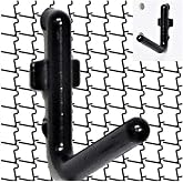 WallPeg 100Pcs Pegboard Accessory Peg Hook Set &ndash; Durable, Self-Locking Black 1/4" L-Style FlexLock Peg Hooks for Hanging Tools, Storage, and Wall Organization