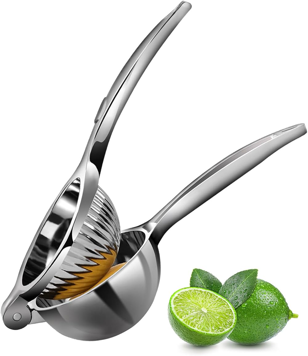 Rekix Lemon Squeezer Max Extraction Hand Press Juicer Heavy Duty