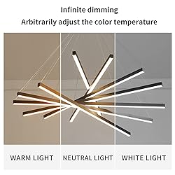 JAYMP Modern LED Chandeliers Dimmable Pendant Light