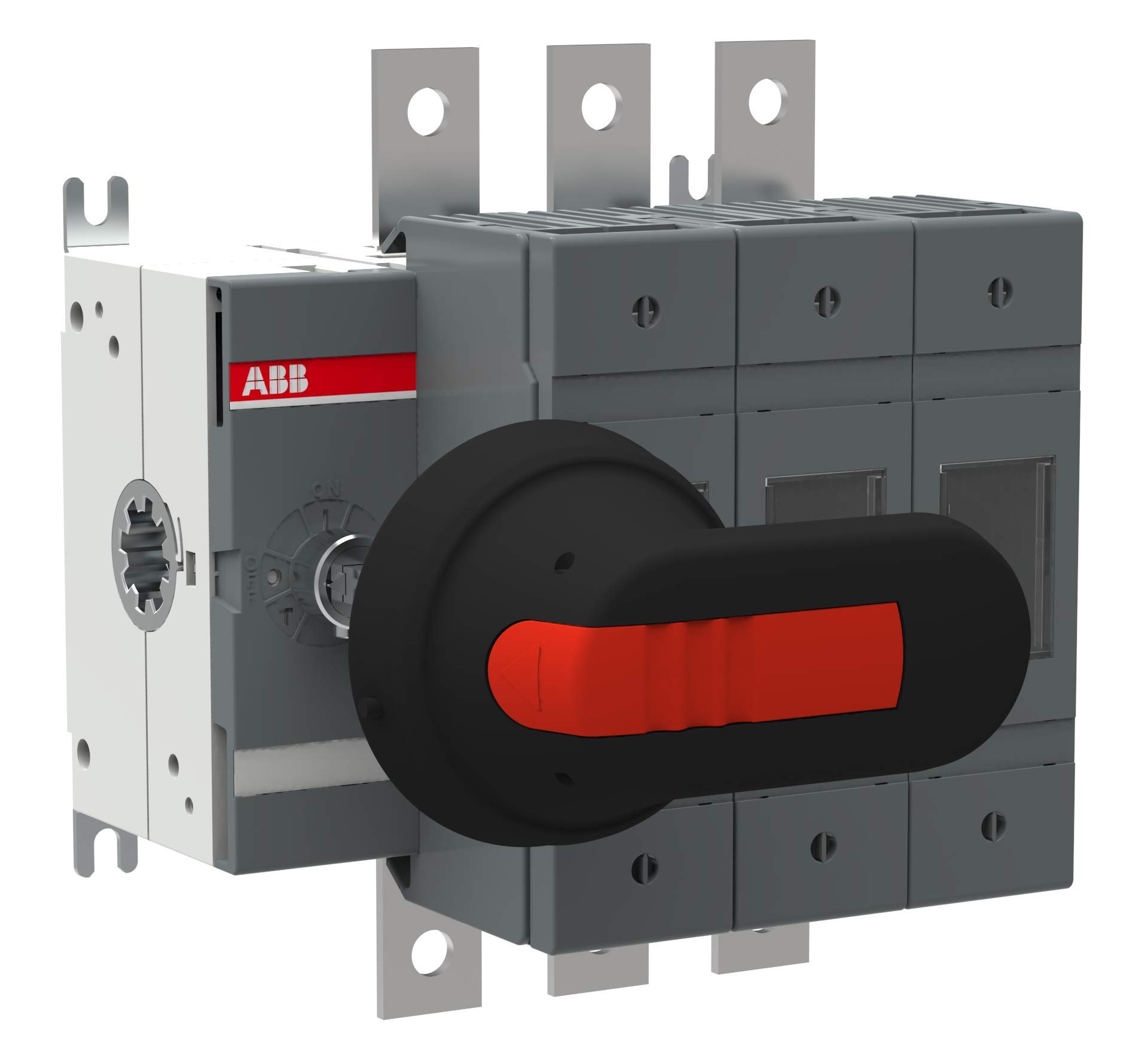 ABB OS160GB03P Switch Fuse, Front Operated, 3 Pole, British Standard, A2-A4, Handle and Shaft included (ABBOS160GB03P)