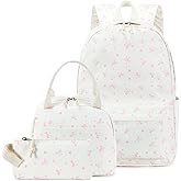CAMTOP Backpack for girls backpack with lunch box set kids backpack for School Bookbag