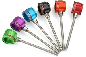 MILAEM Archery Recurve Bow Sight Single Pin Bow Sight 1 Pin Bow Sight with 0.019 Optical Fiber Arrow Aluminum Sight for Hunting Bow Accessory