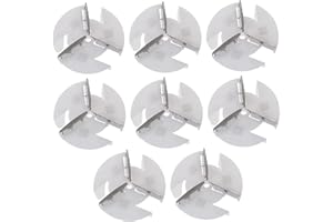 8 Pack Fabric Shaver Replacement Blades, Universals Lint Remover Blades - Sharps Stainless Steel, Easy Install for Sweater Pi