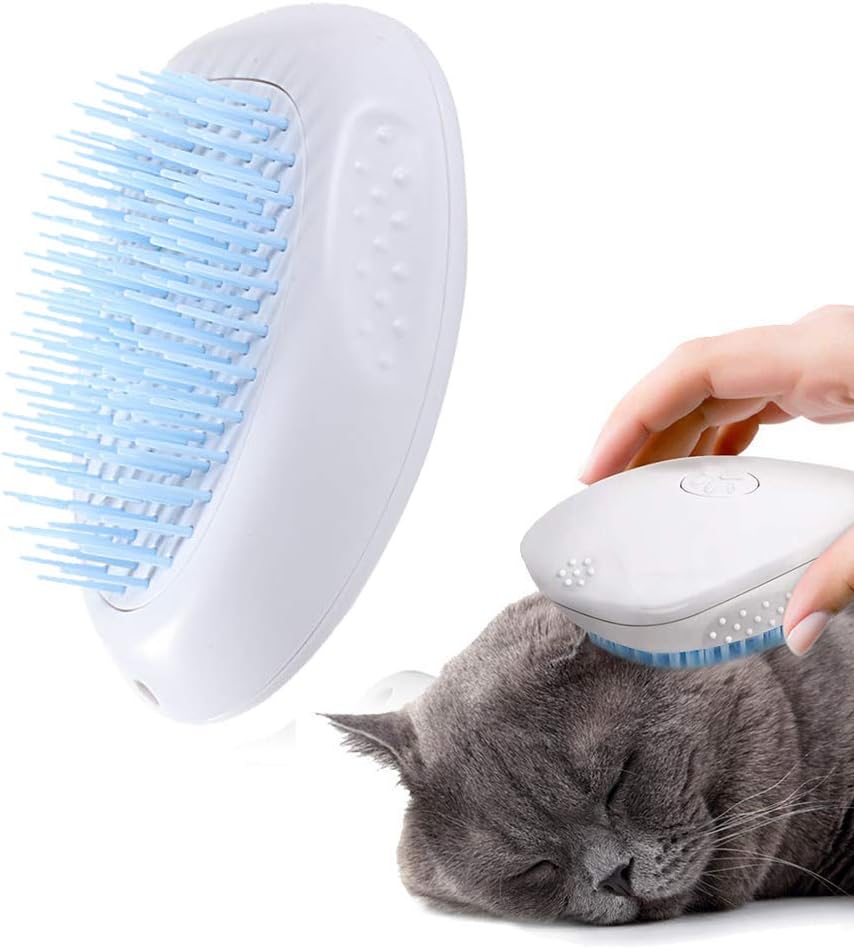 ZNEU Cat and Dog Grooming Brush, Dog Brush Cat Brush Slicker Pet Grooming Brush Pet Comb, Washable Grooming Shedding Massage Bath Brush for Short, Medium and Long-haired Animals (Blue)