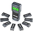 Network Cable Tester - NOYAFA Cable Wire Fault Finder for RJ45 Cat5, Cat6, 5e, 6e Measure Length, Locate The Breakage Point, Check Wiring Error with 8 Far-end Passive Test Jacks