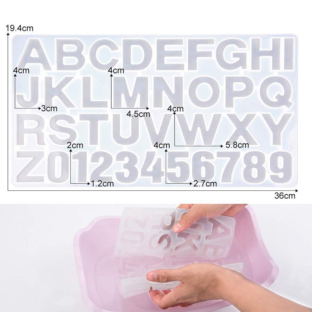 Chiffres Lettres Alphabet Silicone Casting Resine Moule Bijoux Pendentif Fabrication Moule Pour Mariage Bebe Douche Anniversaire Cadeau De Noel A La Main Artisanat Diy Moulage Sculpture Eng Bouldermicrofinance Org