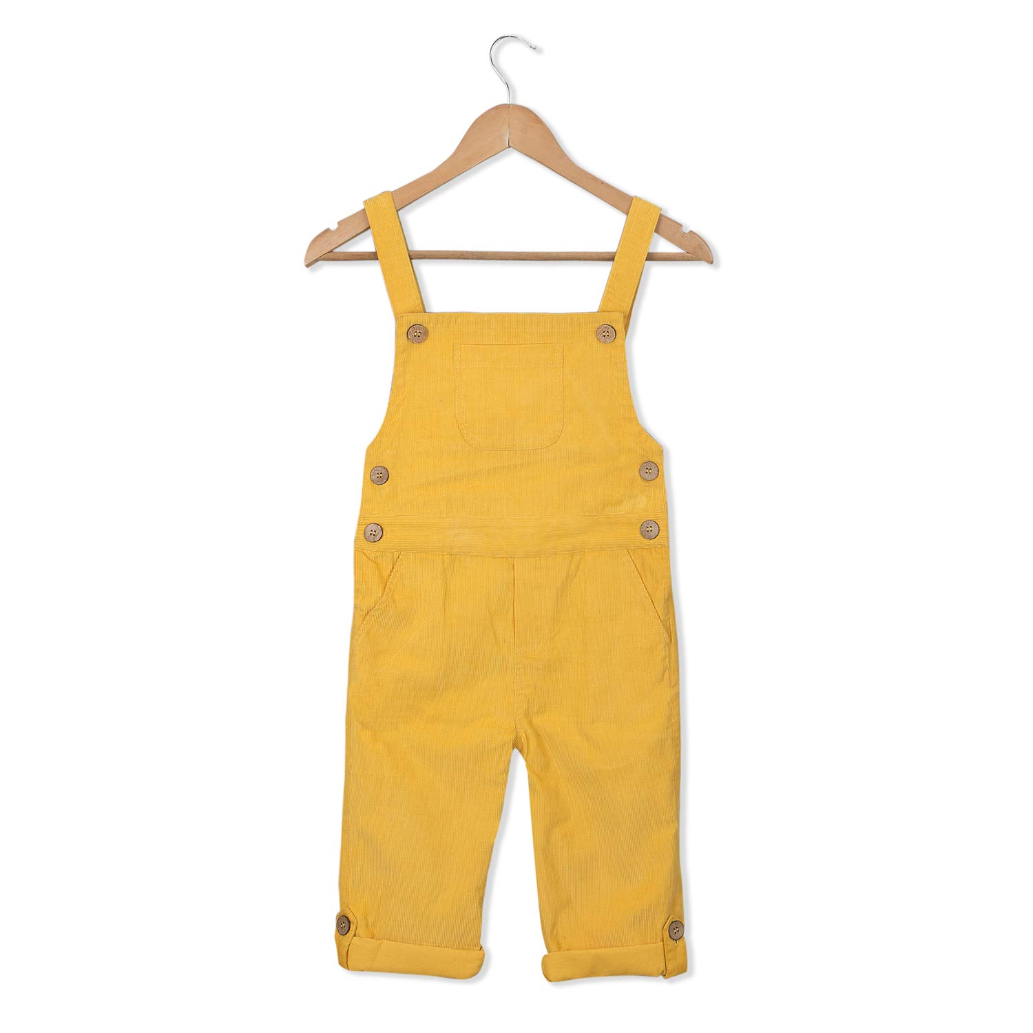 girls khaki dungarees