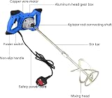 Banas 2600W Portable Electric Mortar Mixer 6 Speed 220V Cement Plaster Grout view 3