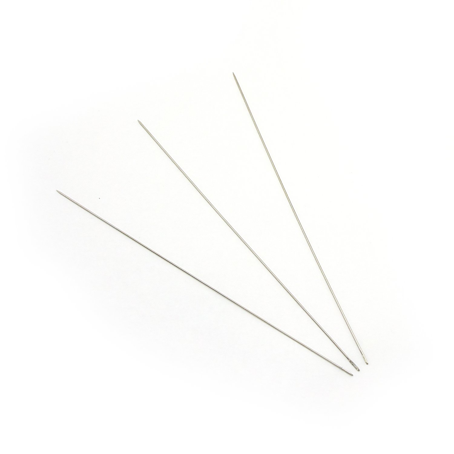 Bead Easy, Extra Thin/Fine Long Beading Hand Sewing Needles X3, 10cm/4" Amazon.co.uk Health