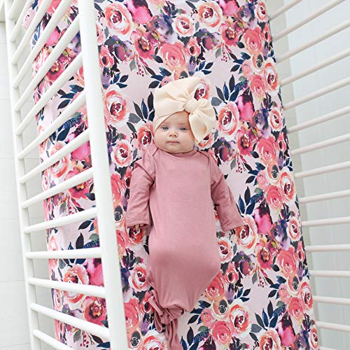 Posh Peanut Baby Soft Gown for Girls Viscose from Bamboo Infant