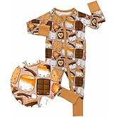 MamaLady Bamboo Pajama Sets, Baby Boy and Baby Girl, Toddler Pajamas, Two Way Zipper on Zippy, Two Piece Pajamas