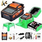 D YEDEMC SM&MM Six Motor Core Alignment Fiber Fusion Splicer Automatic FTTH Fiber Optical Welding Splicing 5S Heating 15S (Ai-9)