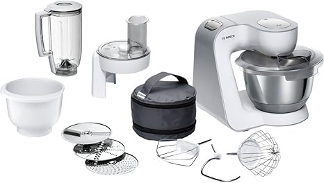 Amazon De Bosch Mum58234 Kuchenmaschine Farbe Weiss Edelstahl Massive Mix
