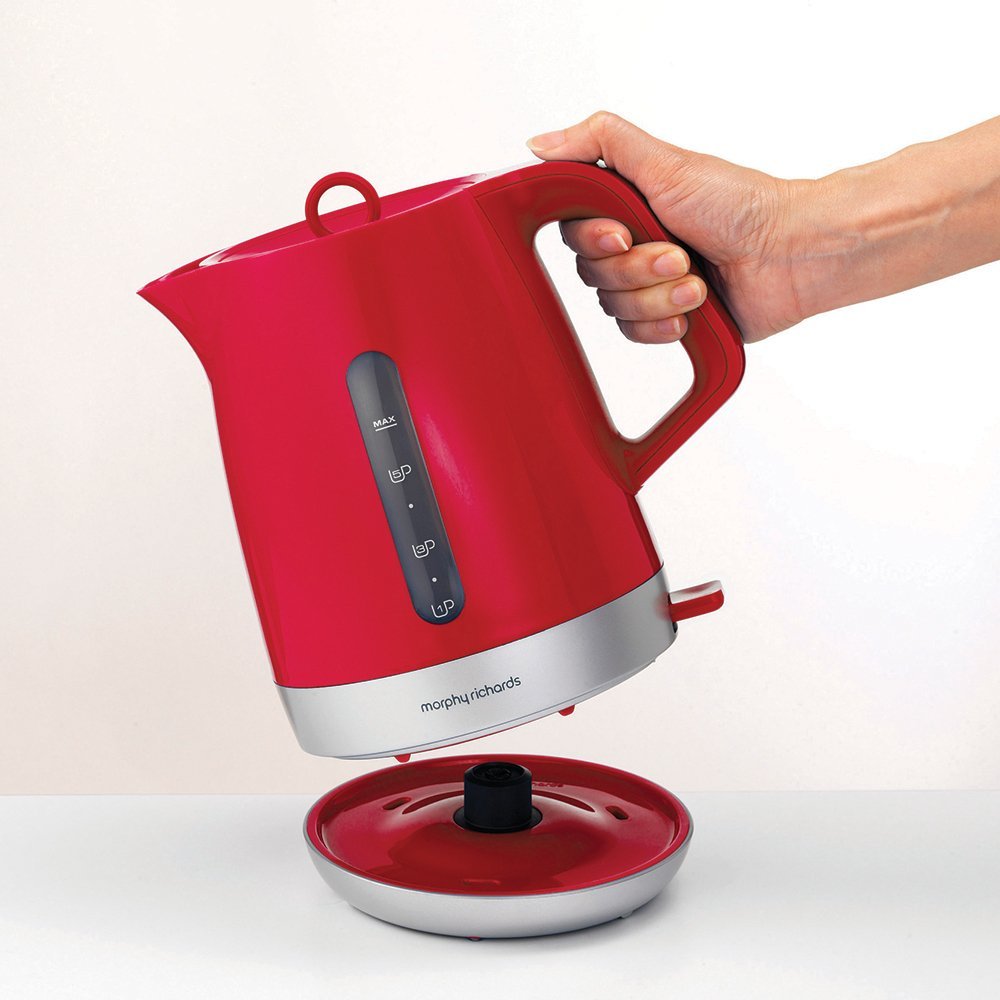 Morphy Richards 101212 Chroma Kettle 3 KW 15 Litre Poppy Red