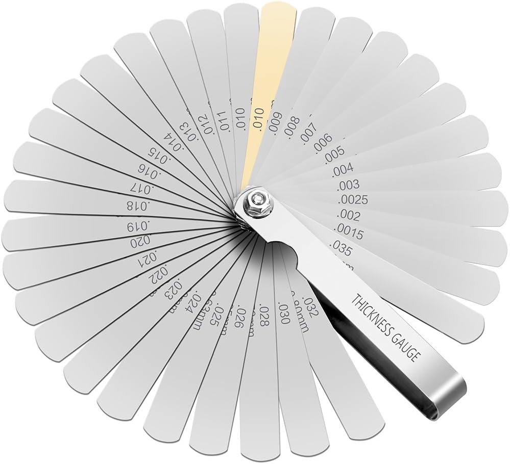 Jauge d'épaisseur en acier inoxydable avec jauges pliables - Outil de ...