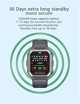 I0I&I0I Smart Watch Bluetooth Call Music Heart Rate Blood Pressure Outdoor view 6