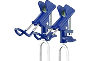 E-jades Fishing Rod Holder for Ground, Upgraded Bank Fishing Pole Holders 360° Adjustable, 2/4pcs Extra Long Drill Rod Stand for Catfish, Beach, Mud, Gifts for Men Birthday Christmas