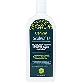Canviiy ScalpBliss Moisture + Repair Organic-Based Shampoo, Moisturizing Gentle Deep-Clean Powered by Natural Antioxidants and Minerals to Clarify Impurities, 12 Fl Oz (Pack of 1)