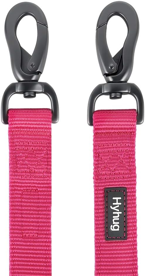 Hyhug Design Traffic Durable Nylon Short Lead with Soft Padded Neoprene Lined Handle for Medium Large Giant Boy and Girl Dogs -Walking - Image 3