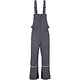 Wantdo Men's Winter Insulated Ski Pants Waterproof Snow Bibs Cargo Overalls