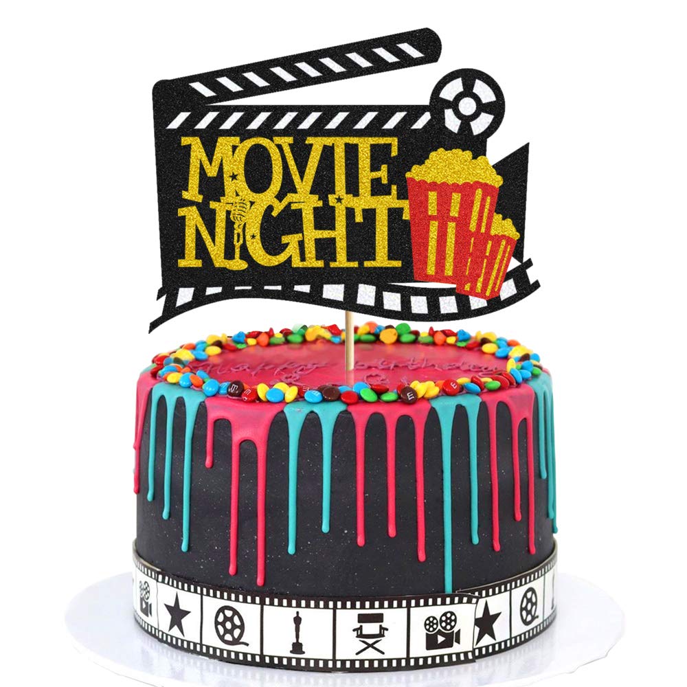 Buy Vivicraft Movie Night Cake Topper, Video Recorder Roll Hollywood