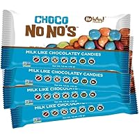 Vegan, Gluten Free, Nut Free | Choco NoNo's (4 Pack) | Dairy Free, Soy Free, Sesame Free | Allergy Friendly Snacks | No Whey 