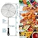 Set of 5.5 Inch Stainless Steel Asian Spider Strainer and 4 Inch Fine Mesh Skimmer Wire Scoop Food Fryer Spoon to Drain Pasta Deep Fry Skimmer Oil