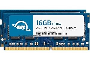 OWC 32GB (2 x 16GB) PC21300 DDR4 2666MHz SO-DIMMs Memory
