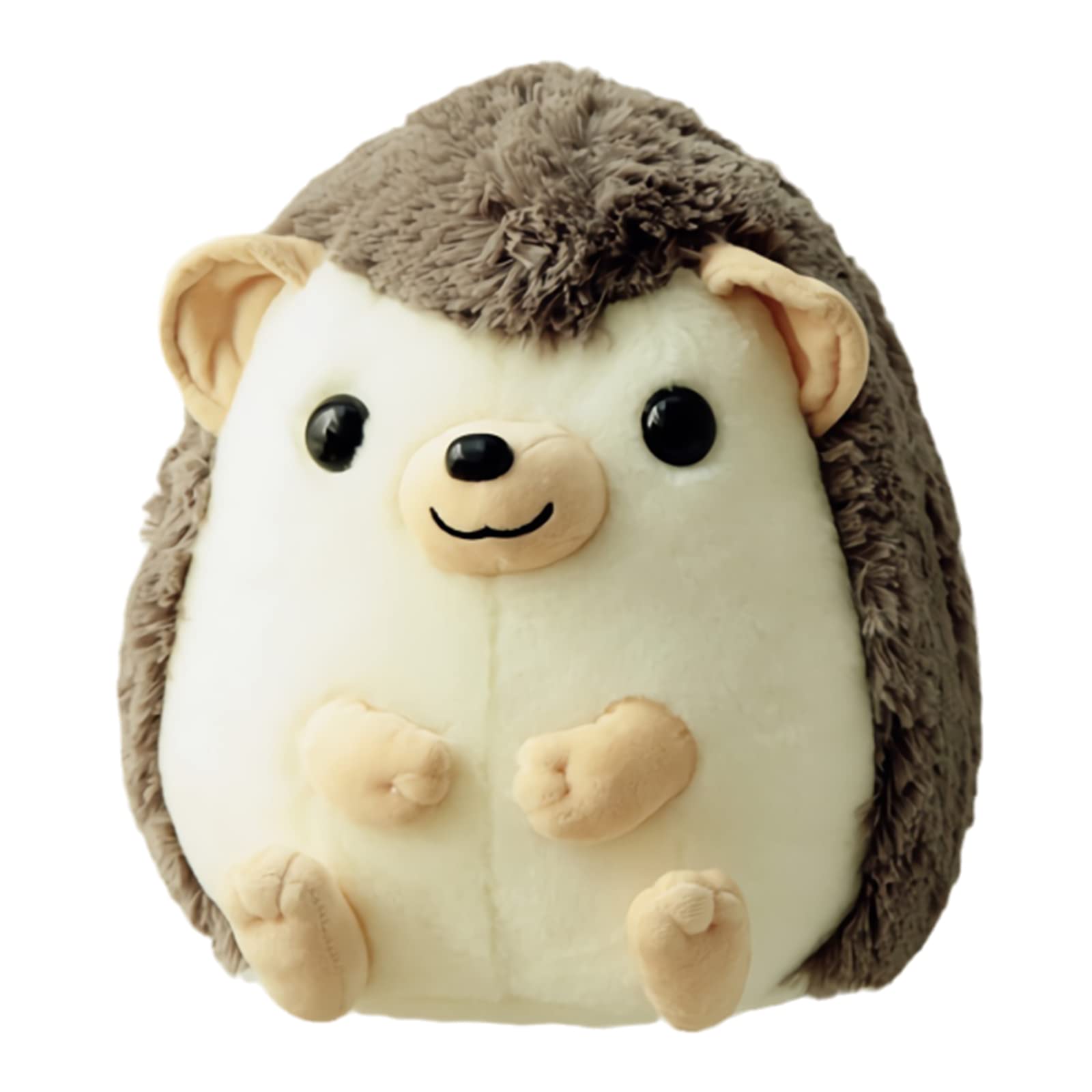 Photo 1 of CHDGIOHA Cute Hedgehog Stuffed Animal Plush Body Pillow - 13.7'' Gray Kawaii Hedgehog Plushie Throw Pillow, Chubby Soft Plush Toy Doll, for Him & Her (Gray,Medium)