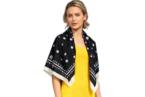 Yesangle 35" Head Scarf Large Square Scarf Hairscarf Fashion Scarves Bandana Night Sleeping Wraps for Women B01