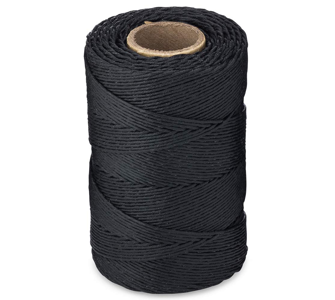 Waxed Twine 160 LBS Tensile Strength (1Roll) 1,005 feet roll 9ply