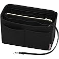 ZTUJO Purse Organizer Insert, Felt Bag Organizer with Metal Zipper, Handbag & Tote Shaper, For Speedy Neverfull Tote, 7 Sizes