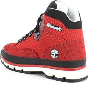 timberland euro hiker jacquard red