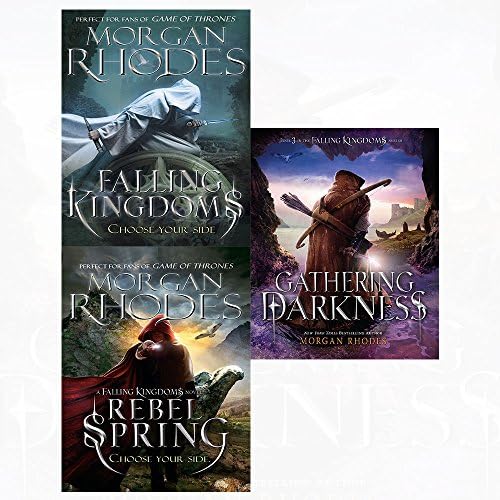 Falling kingdoms series rebel spring, gathering darkness 3 books collection set Paperback โ 2018