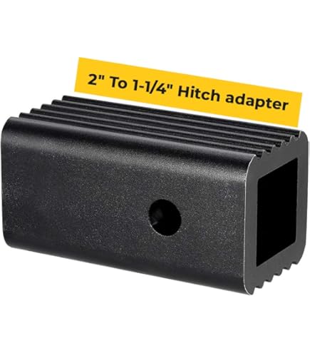 Aazon.co: YAKIA Hitch Ount Rack Hitch Adapter (2-Inch To 1.25-Inch - View #4